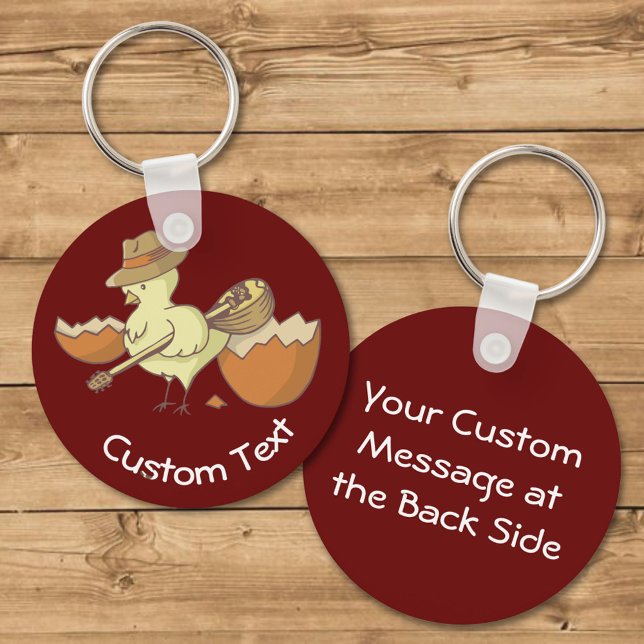 Easter Chick with Bouzouki Keychain (Creator Uploaded)