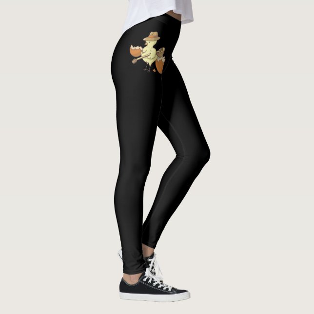 Easter Chick with Bouzouki Leggings (Right)