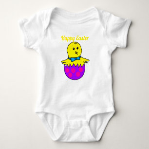 Easter chicken baby bodysuit