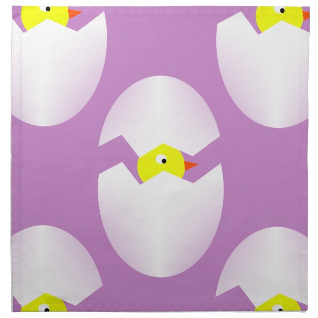 easter chicken egg napkin (Front)