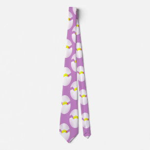 easter chicken egg neck tie