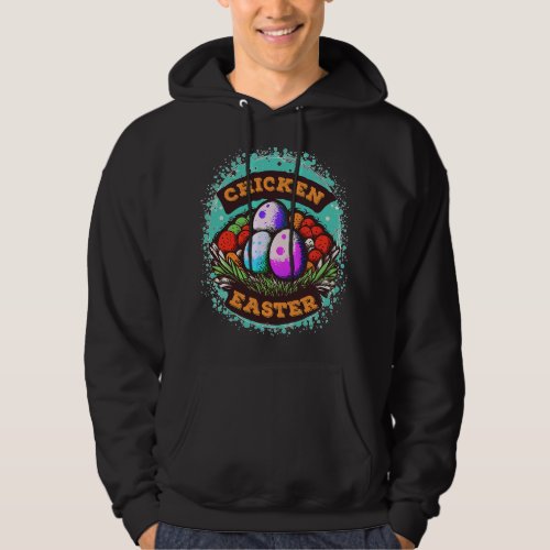 Easter Chicken Egg Rooster Poultry Farm Animal Hoodie