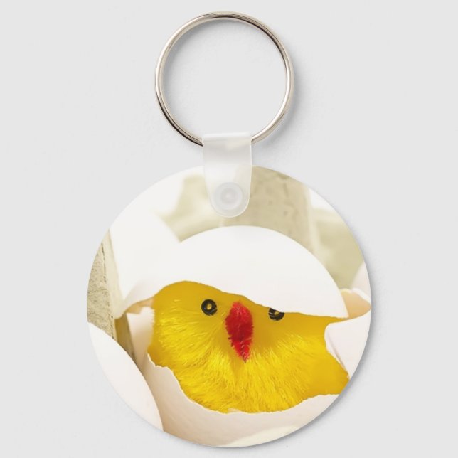 Easter chicken Keychain (Front)