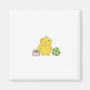 Easter Chicken Magnet