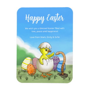 Easter Chicken's Eggs Magnet