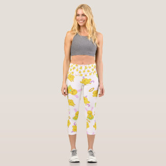 Easter chicks capri leggings