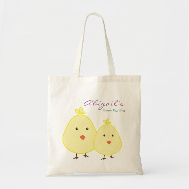 Easter Chicks Easter Egg Hunt Bag (Front)
