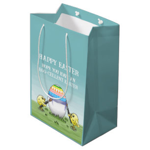 Easter Chicks' Egg-Cellent Easter Medium Gift Bag