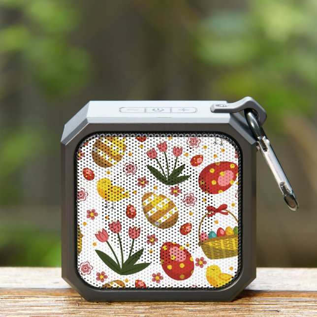 Easter Chicks Flowers Eggs Celebration Bluetooth Speaker (Insitu(Outdoor))