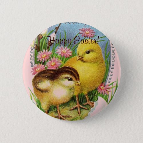 Easter Chicks _ Happy Easter Pin