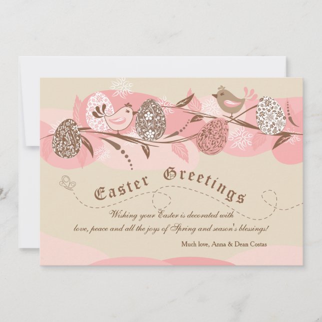 Easter Chicks Holiday Card (Front)