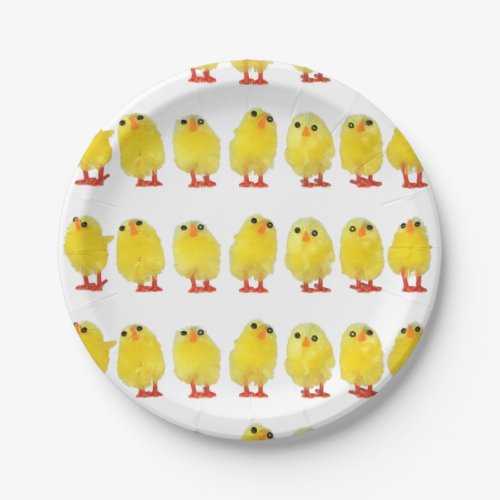 Easter Chicks Paper Plates