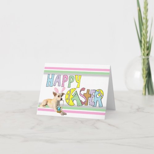 Easter Chihuahua Holiday Card