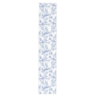Easter Chinoiserie Toile De Jouy Table Runner