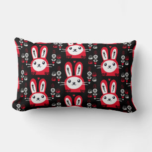 Easter Chocolate Bunny Decor Lumbar Pillow