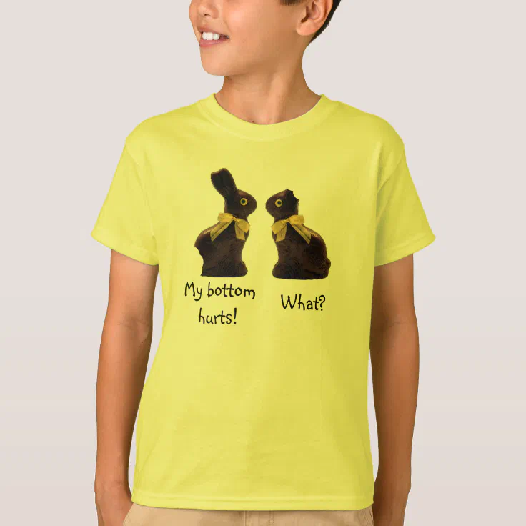 Easter Chocolate Bunny tee shirt | Zazzle