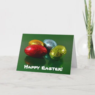 Easter Chocolate Candy Card