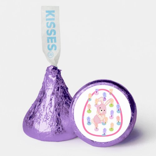 Easter Chocolate Candy Kisses with Bunny