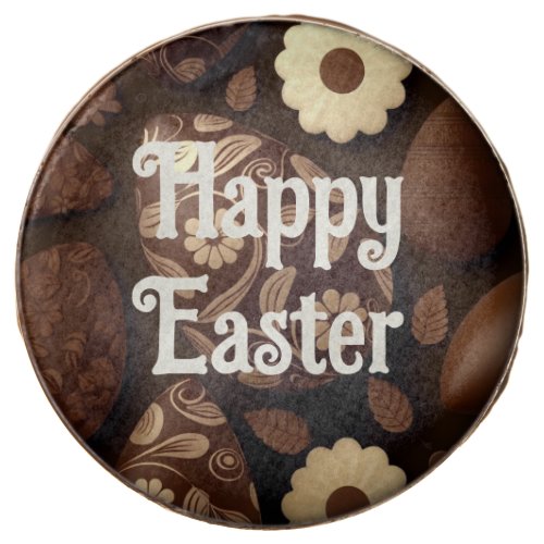 Easter chocolate eggs illustration chocolate covered oreo