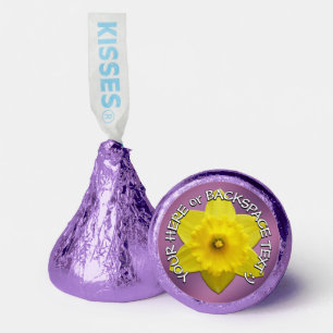 Easter Chocolate Personalized Easter Daffodil Hershey®'s Kisses®