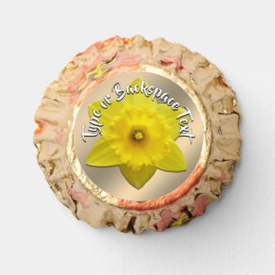 Easter Chocolate Personalized Easter Daffodil Reese's Peanut Butter Cups