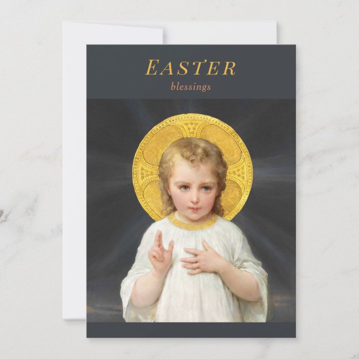 Easter Christ child blessing CC1213 Émile Munier