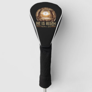Easter Christian He is Risen Jesus  Golf Head Cover
