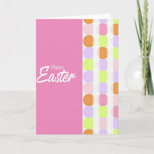 Easter Circles Pattern Card (Front)