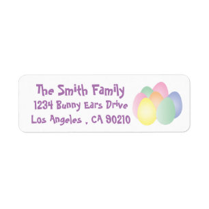Easter classic return address labels