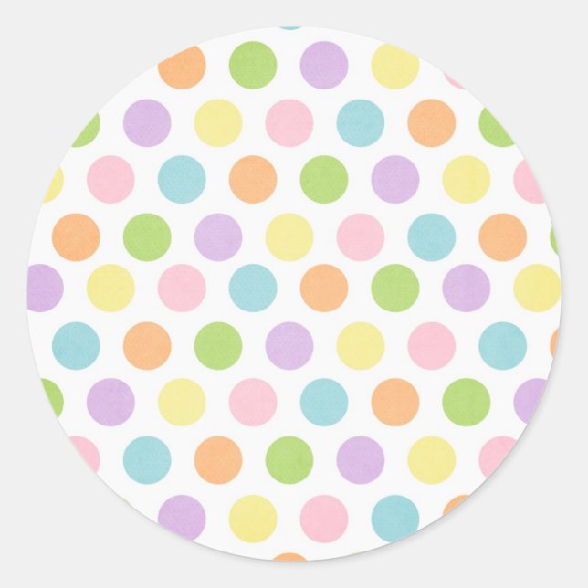 Easter Classic Round Sticker (Front)