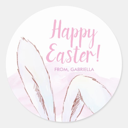 Easter Classic Round Sticker