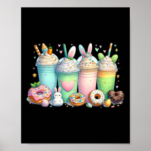 Easter Coffee Cups Poster