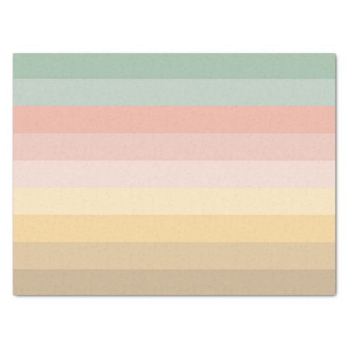 Easter Color Stripes Pattern Tissue Paper