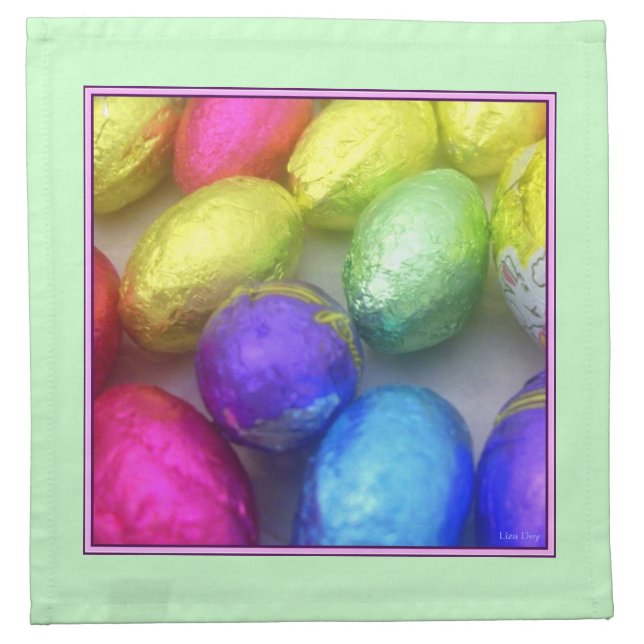 'Easter Colors' Napkins (Front)