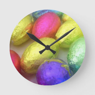'Easter Colors' Wall Clock