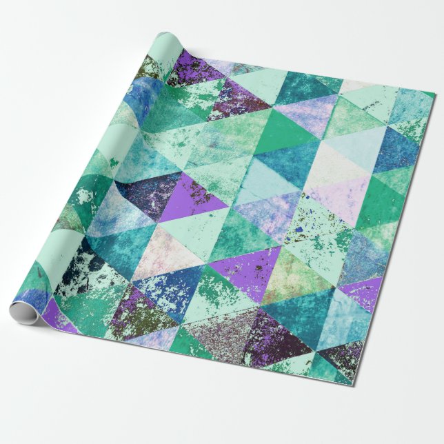 Easter Colors Wrapping Paper (Unrolled)