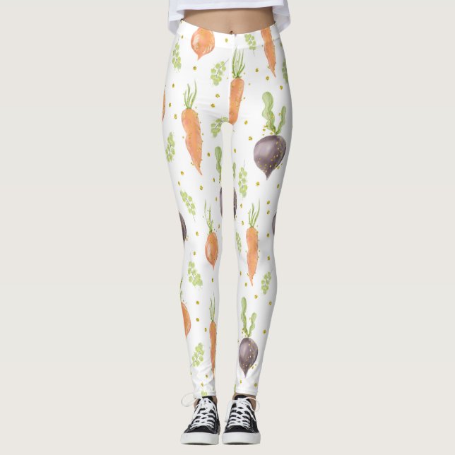 Easter Cookie Cutters Leggings (Front)