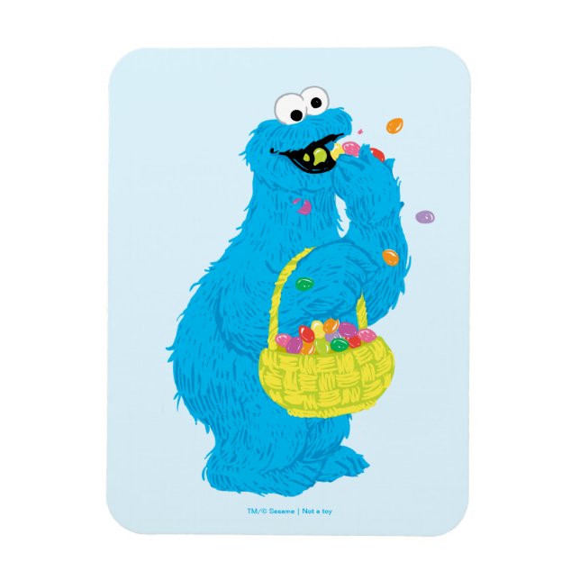 Easter Cookie Monster Magnet (Vertical)