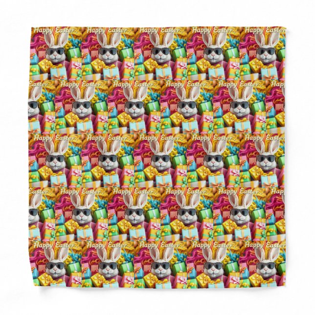Easter Cool Blanket Colorful Bandana (Front)