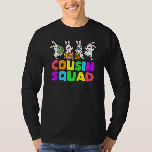 Easter Cousin Crew Squad Boys Cute Rabbits Easter  T_Shirt