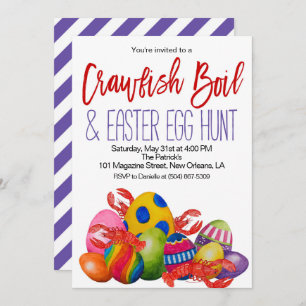 Easter Crawfish Boil Invitation