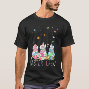 Easter Crew Three Gnomes Bunny Ears Egg Hunting Ch T-Shirt