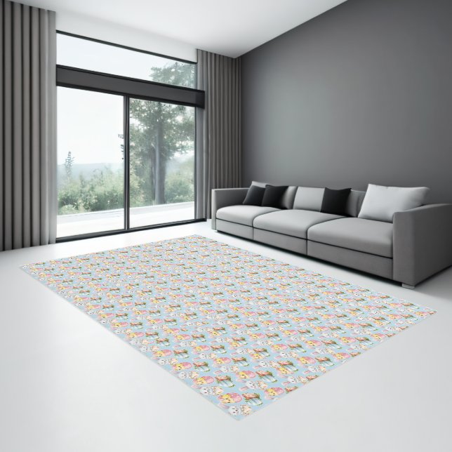 Easter Critters Area Rug (Insitu (Indoor 3))