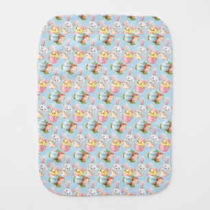 Easter Critters Burp Cloth