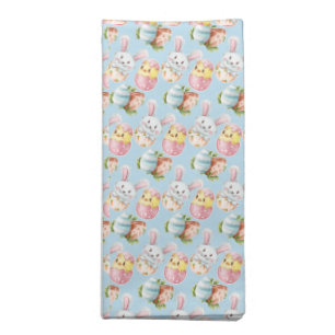 Easter Critters Cloth Napkins