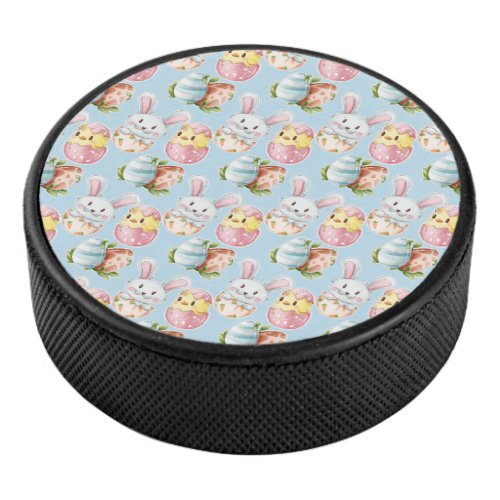 Easter Critters Hockey Puck