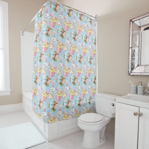 Easter Critters Shower Curtain