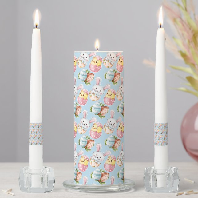 Easter Critters Unity Candle Set (In Situ)