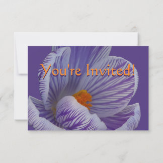 Easter Crocus Invitations Easter Cards Personalize