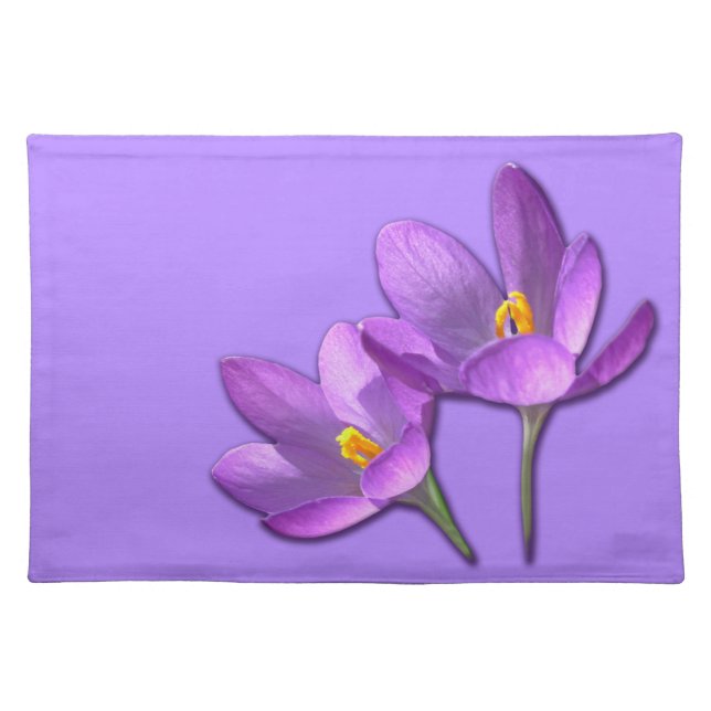 Easter Crocus Place Mats Easter Party Decor (Front)